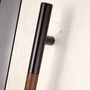 GB1400R Holz mittel Teak, Edelstahl AL 9005 tiefschwarz GB1400R Holz mittel Teak, Edelstahl AL 9005 tiefschwarz